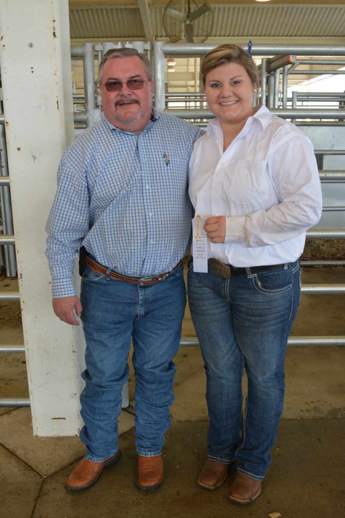 James and Emily at Block and Bridle Steer Show